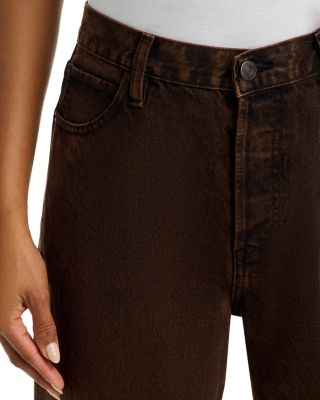 The Collegiate High Rise Wide Leg Jeans in Night Moth
