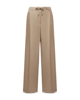 Moncler Wool Wide Leg Pants
