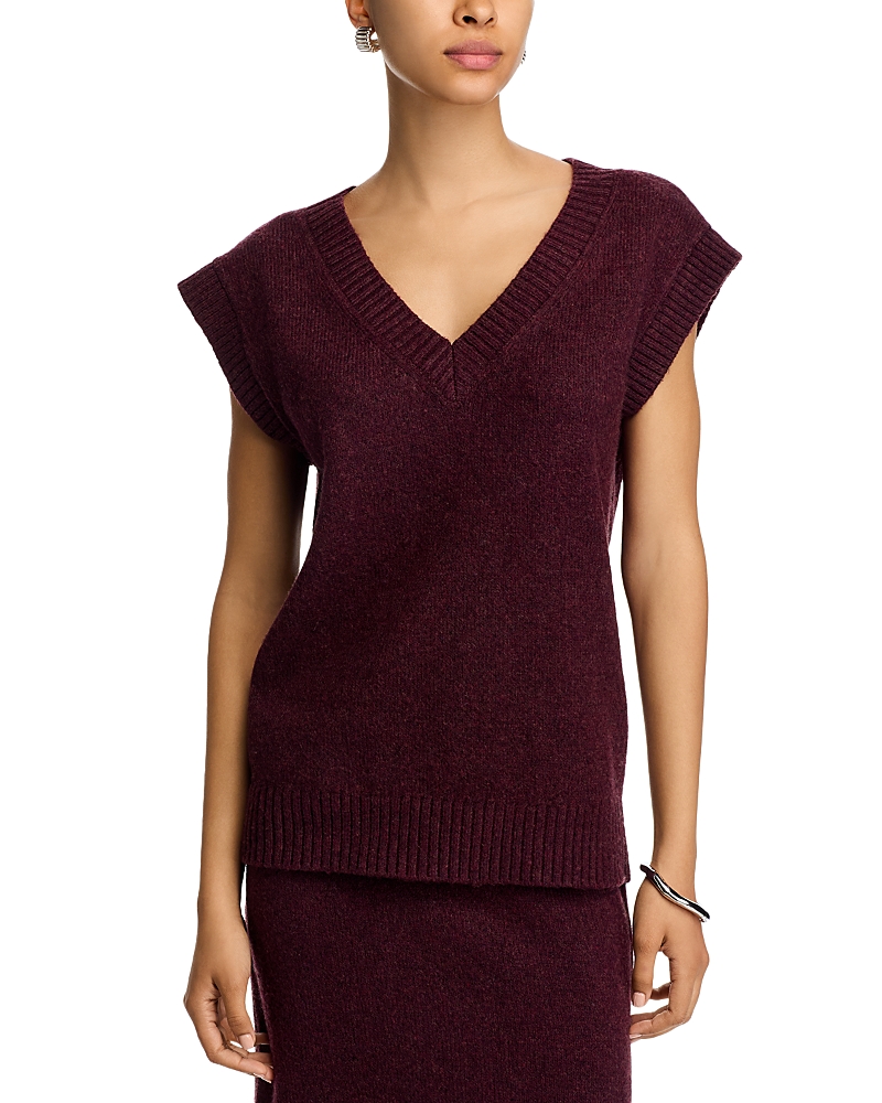 Steve Madden Remy Sweater Vest In Brown