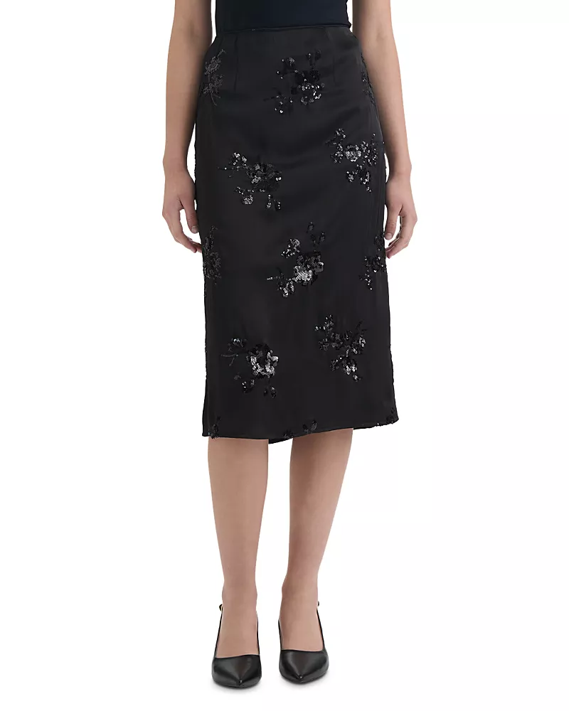 Nvlt Embellished Midi Skirt