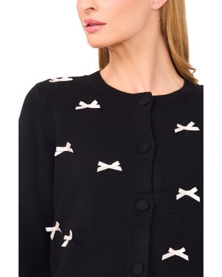 Ribbon Appliqu&eacute; Cardigan