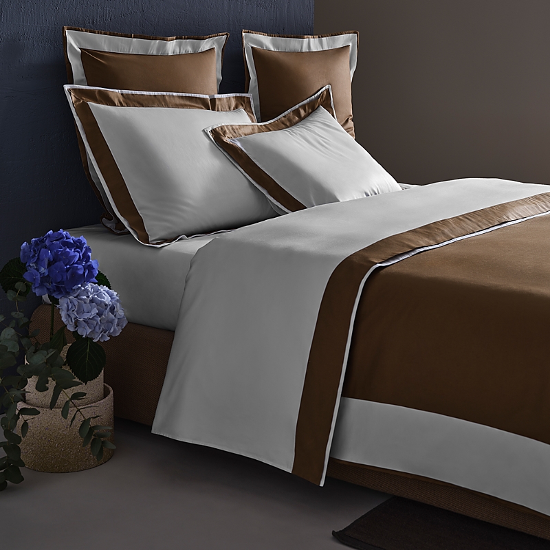 Frette Flying Sateen King Sham - Exclusive In Brown