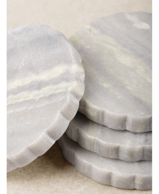 Sierra Green Onyx Coasters, Set of 4