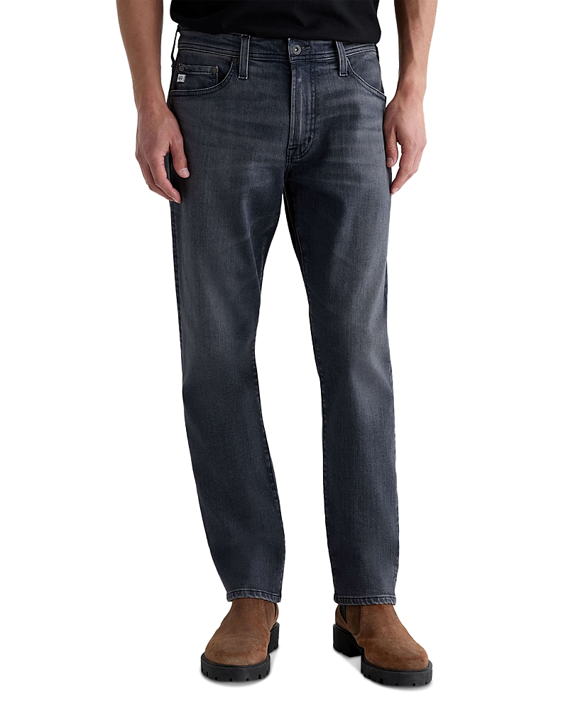 Ag Everett Slim Straight Jeans In Vp Monteel Gray In Black