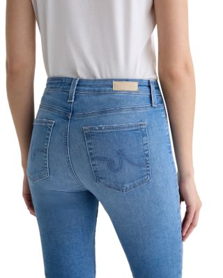 Mari High Rise Slim Straight Jeans in Minimalist