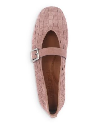 Women's Winifred Woven Suede Ballerina Flats