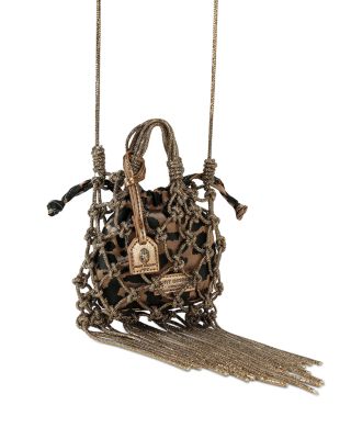 Mini Macrame Crystal Bag