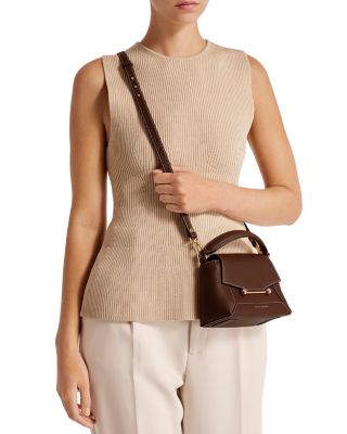 Mosaic Nano Leather Top Handle Bag