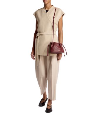 Charlotte Drawstring Soft Nappa Crossbody