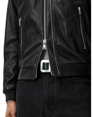 Xavier Pebbled Leather Jacket