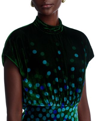 Fabienne Velvet Midi Dress