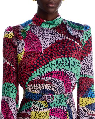 Jacqui-B Belted Midi Dress