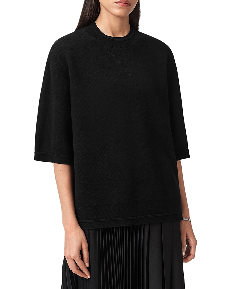 Allsaints Nika Tee In Black