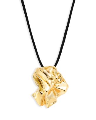 AQUA Abstract Cuff Pendant Necklace, 20