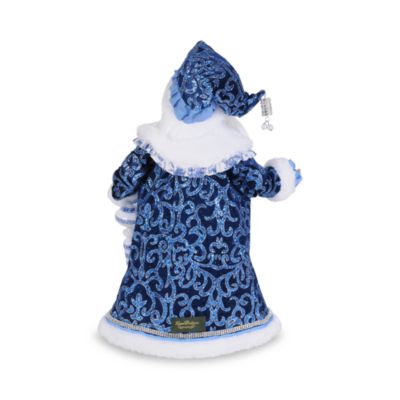 Embellished Chinoiserie Santa Figurine