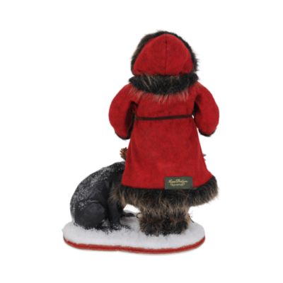 Woodland Bear Santa	Figurine