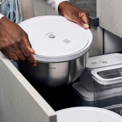 Fresh and Save 3 Piece Stainless Steel Vacuum Bowl Set