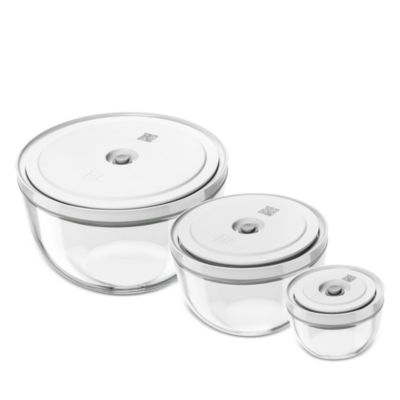 Fresh and Save 3 Piece Glass Vacuum Bowl Set