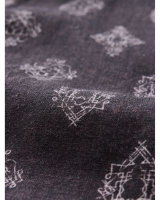 Ross Slim Fit Printed Button Front Shirt