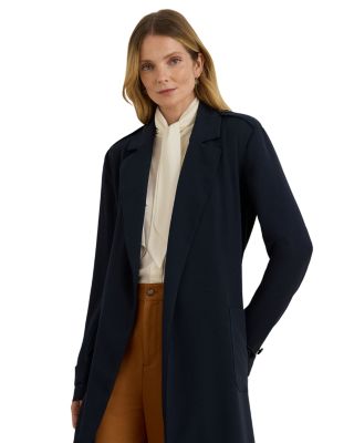 Double Faced Georgette Wrap Coat