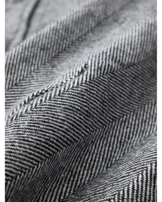 Jameson Herringbone Snap Button Long Sleeve Shirt