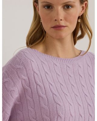 Cable-Knit Wool-Cashmere Sweater