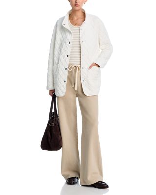 Puff Jacquard Barn Coat