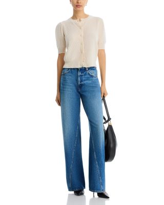 The Cashmere Pointelle Cardigan 