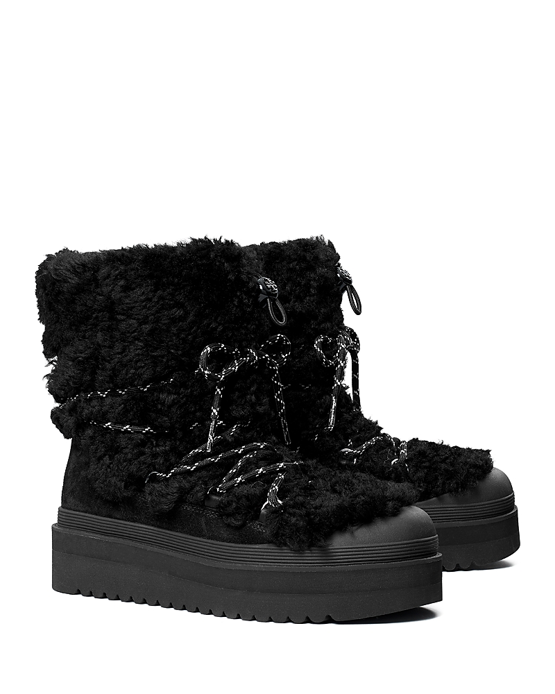 Tory Burch Women’s Mellow Shearling Embellished Ankle Boots