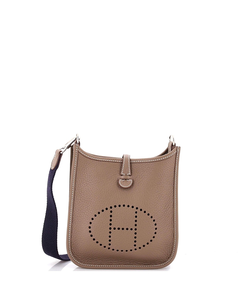 Pre-owned Pre-owned Hermes Hermes Tpm Evelyne Bag Gen Iii Clemence In Gray
