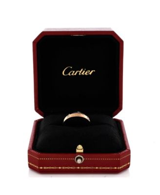  Love 6 Diamonds Double Ring 18K Rose Gold and 18K White Gold with Diamonds