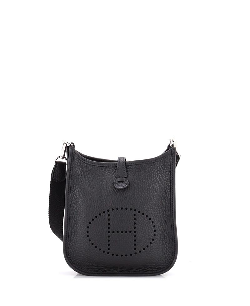 Pre-owned Pre-owned Hermes Hermes Tpm Evelyne Bag Gen Iii Clemence In Black