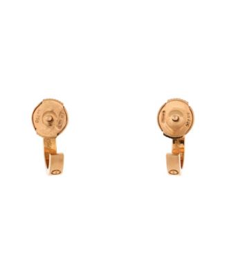  Small Love Hoop Earrings 18K Rose Gold