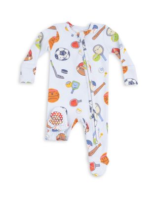 Boys' Sports Ball Friends Zipper Footie - Baby