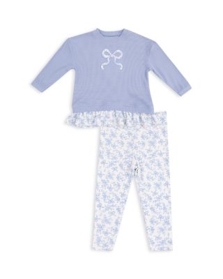 Girls' Romi Floral Waffle Pullover & Leggings Set - Baby