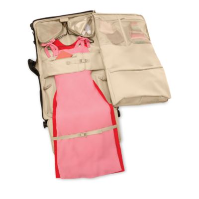 Baseline Wide Carry On Spinner Garment Suitcase