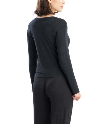 Skye - Rib Ease Long Sleeve Top