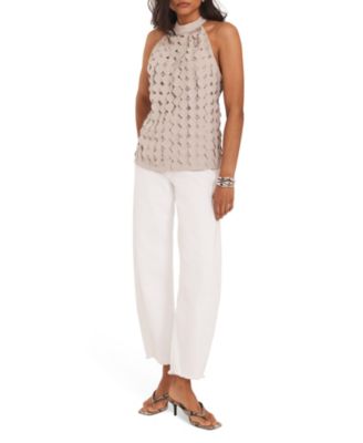  Women's Disc Halter Top