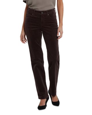 Marilyn High Rise Straight Leg Corduroy Pants