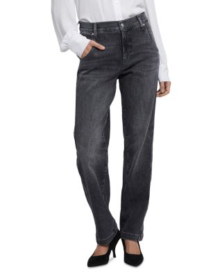 Brooke Super High Rise Loose Straight Jeans in Vintage Noir