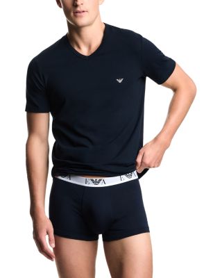 V-Neck Stretch Tees, 2-Pack