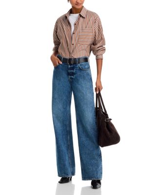 Marin Cropped Stripe Shirt