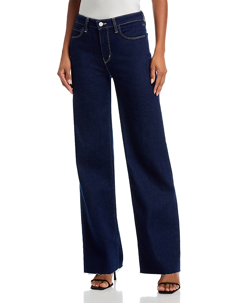 L'agence Scottie High Rise Wide Leg Jeans Koval In Blue
