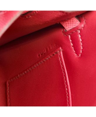 Kelly 20 Handbag Tricolor Epsom with Palladium Hardware