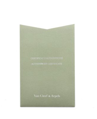 Vintage Alhambra Pendant Necklace Guilloche 18K White Gold with Diamond