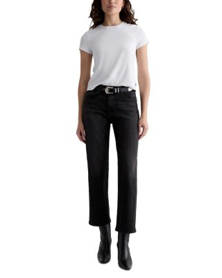 Brinley Mid Rise Straight Leg Jeans in Nebula