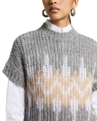 Short Sleeve Knitted Sweater