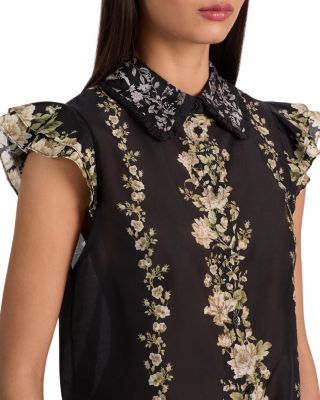 Martel Flutter Sleeve Top