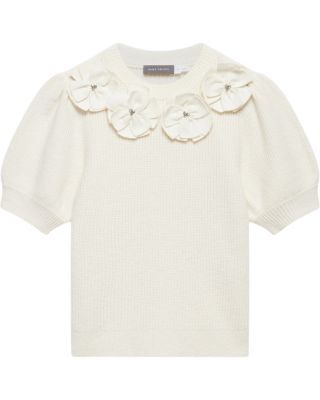 Women's Flower Knit Top
