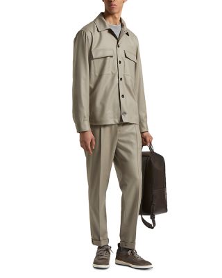 Relaxed Fit Shirt Jacket